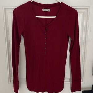 SOLD Abercrombie Henley Top